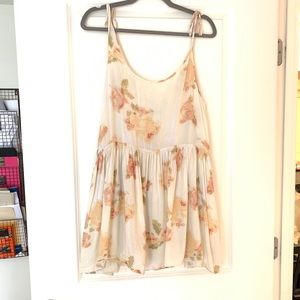 Urban Outfitters Kimchi Blue Floral Babydoll Dress